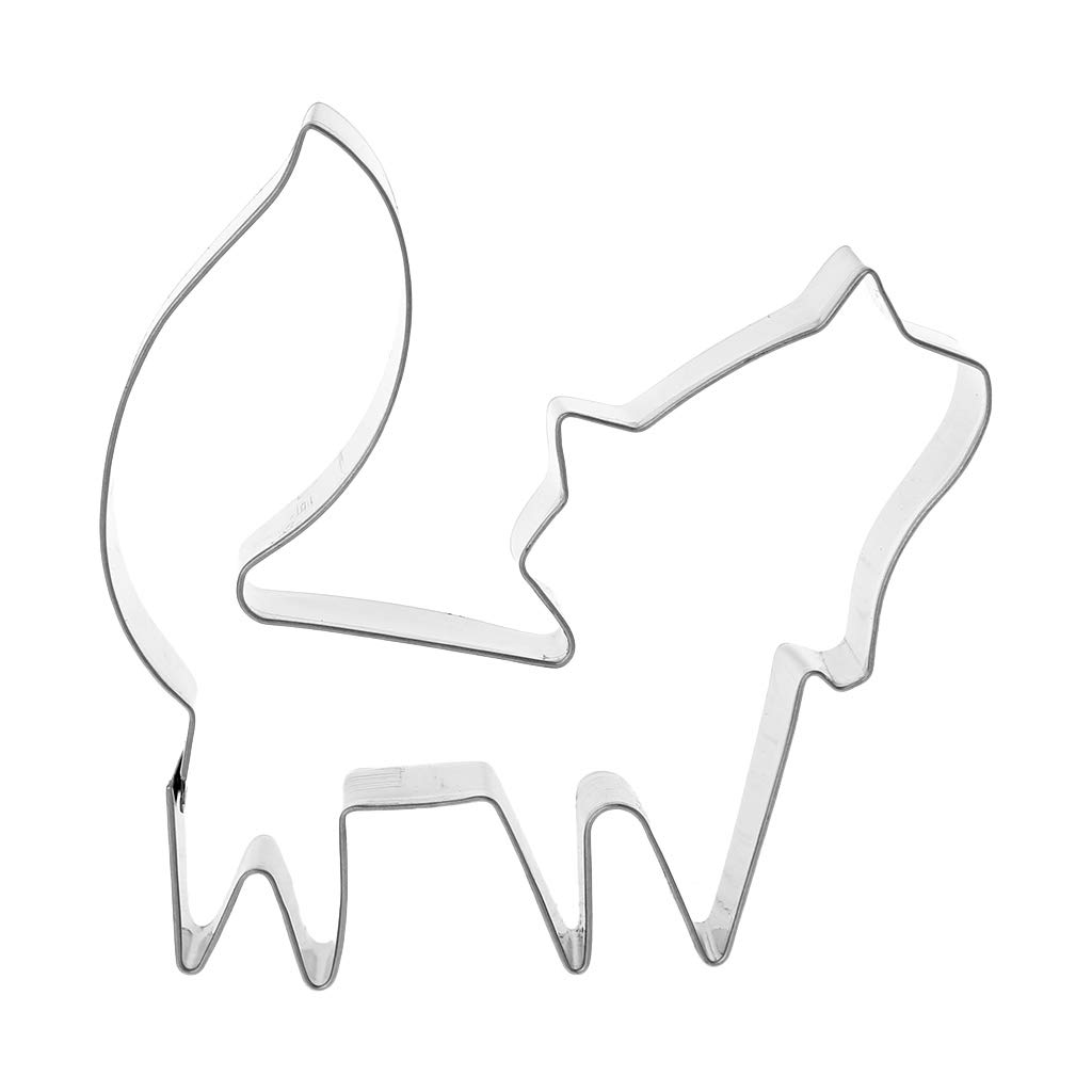 1024x1024 Stainless Steel Cookie Cutters Animal Fox Form