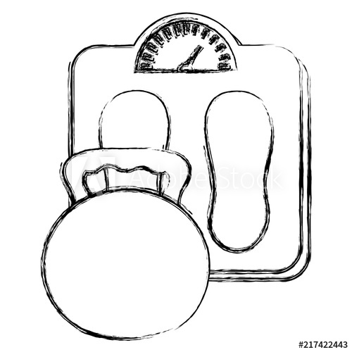 500x500 Dumbell Gym Accessory With Scale Balance