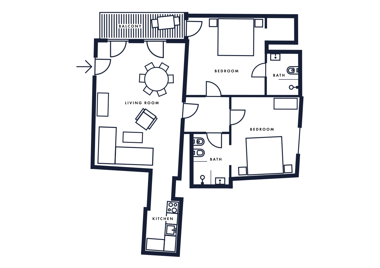 1245x880 Balcony Drawing Maltese For Free Download
