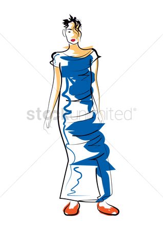 318x450 Free Ball Gown Stock Vectors Stockunlimited