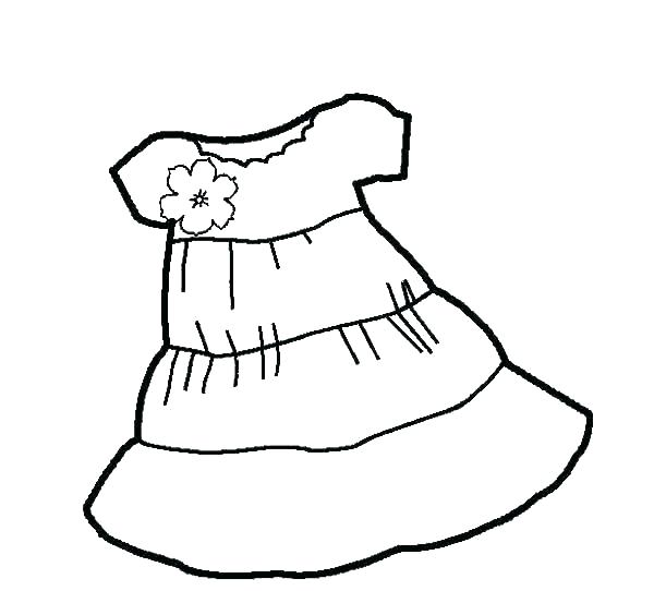 600x542 gowns coloring pages
