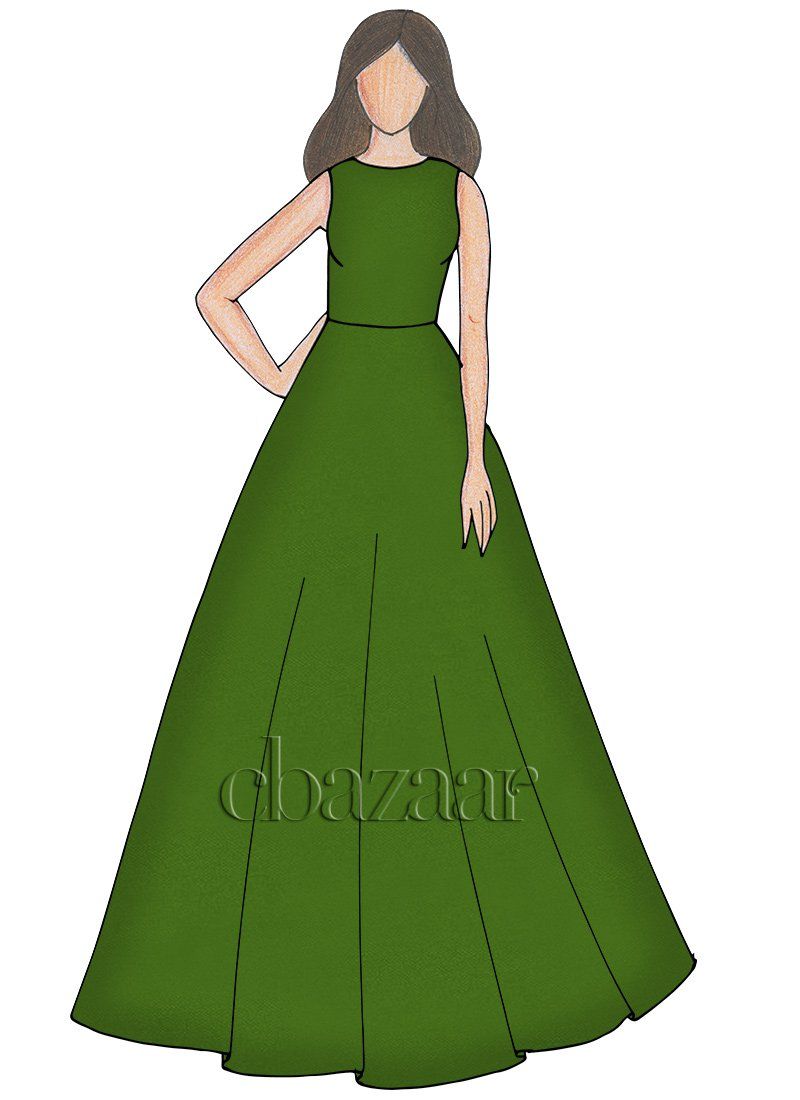 800x1100 buy peridot taffeta ball gown, party, dresses and gown online
