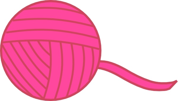 600x342 Pink Ball Of Yarn Clip Art Free Vector In Open Office Drawing