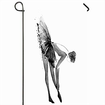 425x425 Ahawoso Outdoor Garden Flags Inch Outline