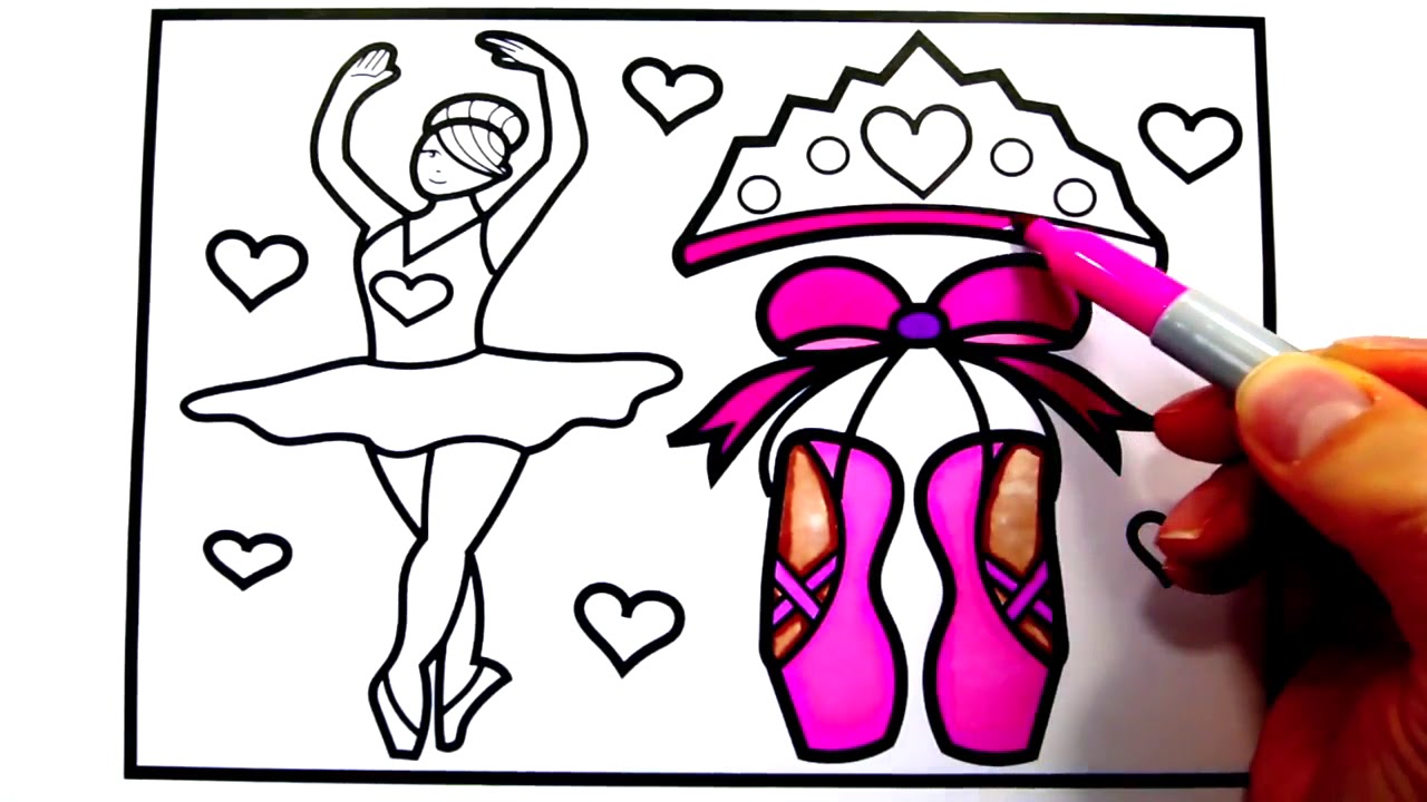 1280x720 How To Draw A Ballerina Step
