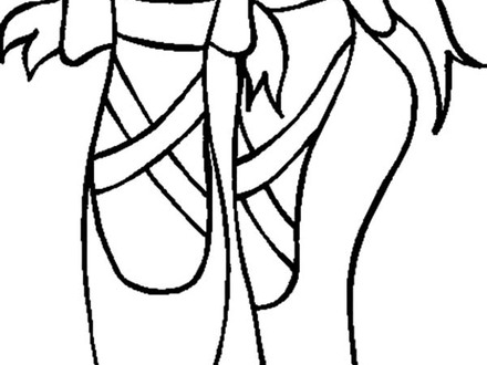 440x330 Printable Ballet Coloring Pages For Kids Ballerina