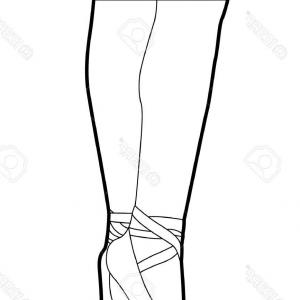 300x300 Stylish Glamorous Ballerina Shoes Drawing Ballet Shoe Faalconn