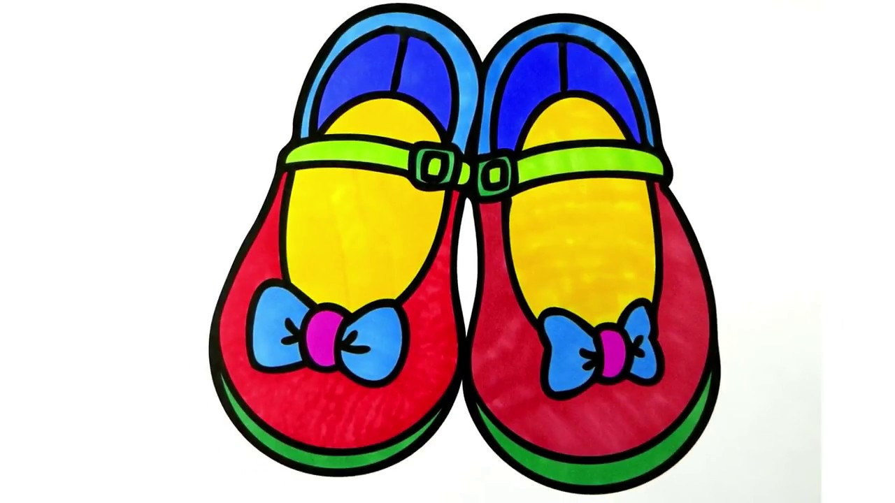 1280x720 Ballerina Shoes Drawing Awesome How To Draw And Coloring Ballet