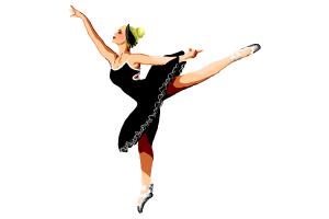 300x200 How To Draw A Ballerina Dancer