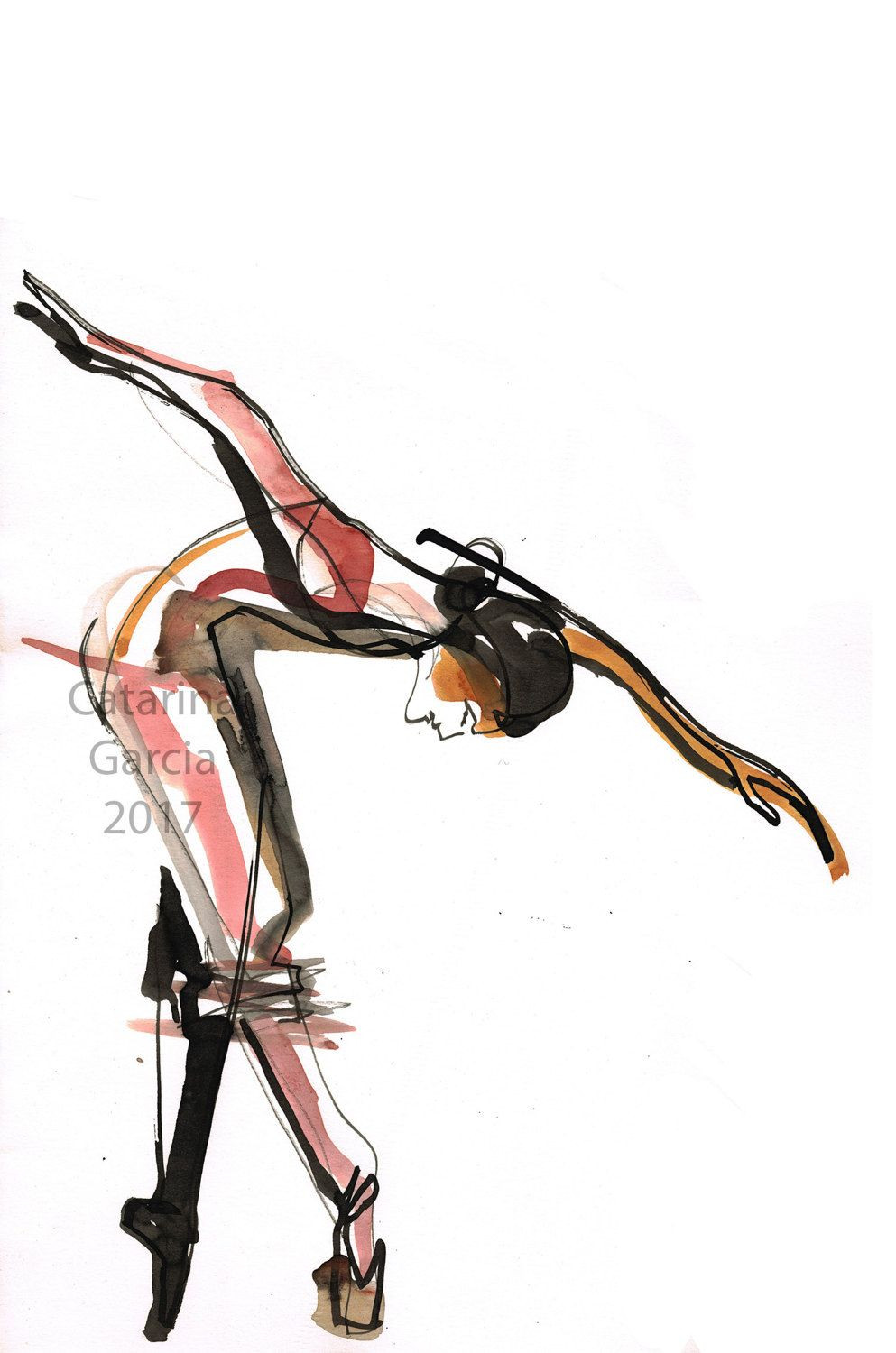 993x1500 Ballet Dancer Drawing Lovely Original Ballet Dance Drawing