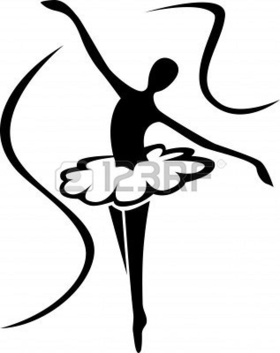 951x1200 Dancer Silhouette Drawing