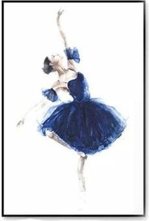216x320 Blue Skirt Dancing Ballet Girl Fashion Nordic Painting Price In Saudi
