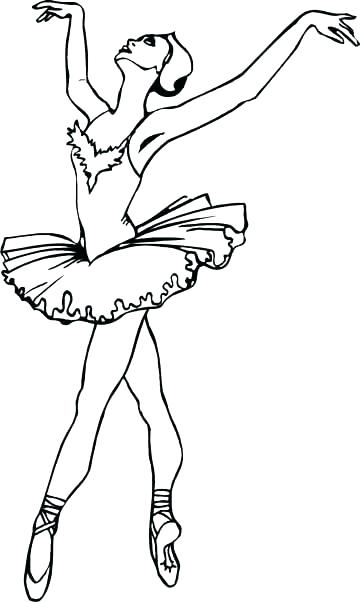 360x602 Coloring Pages Of Ballerinas Main Character The Ballet Playanamehelp