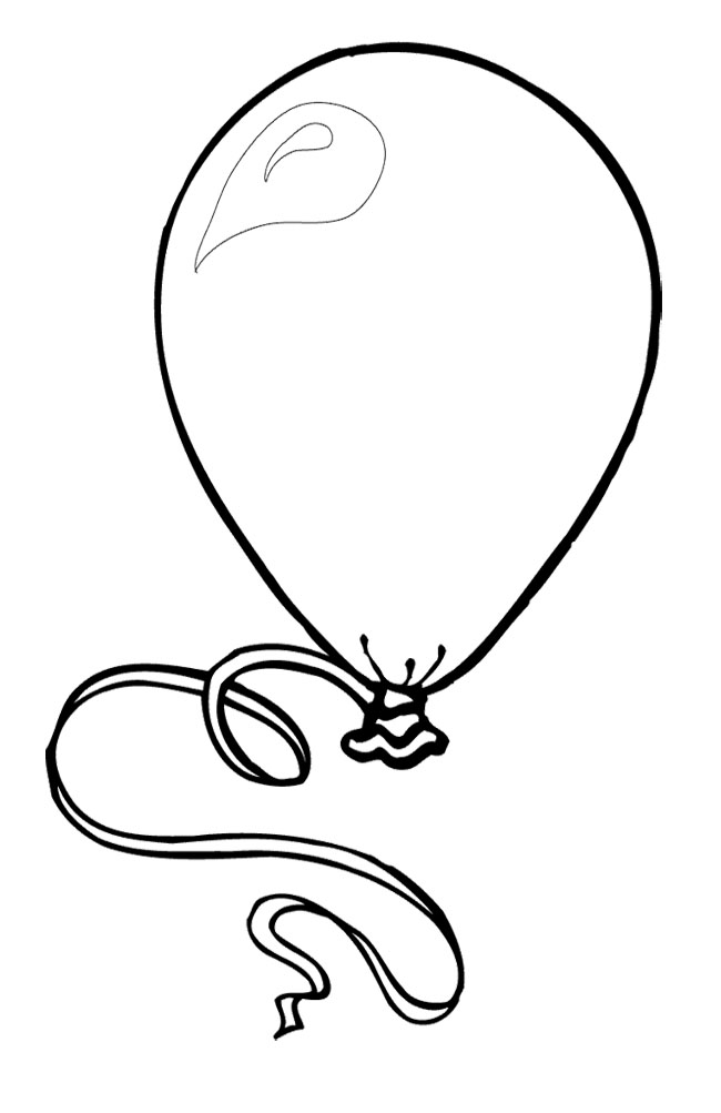 650x1003 Balloon Drawing Free Download Clip Art