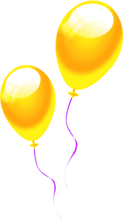 398x711 Download Balloon Yellow Drawing Bright Balloons Cartoon Clipart