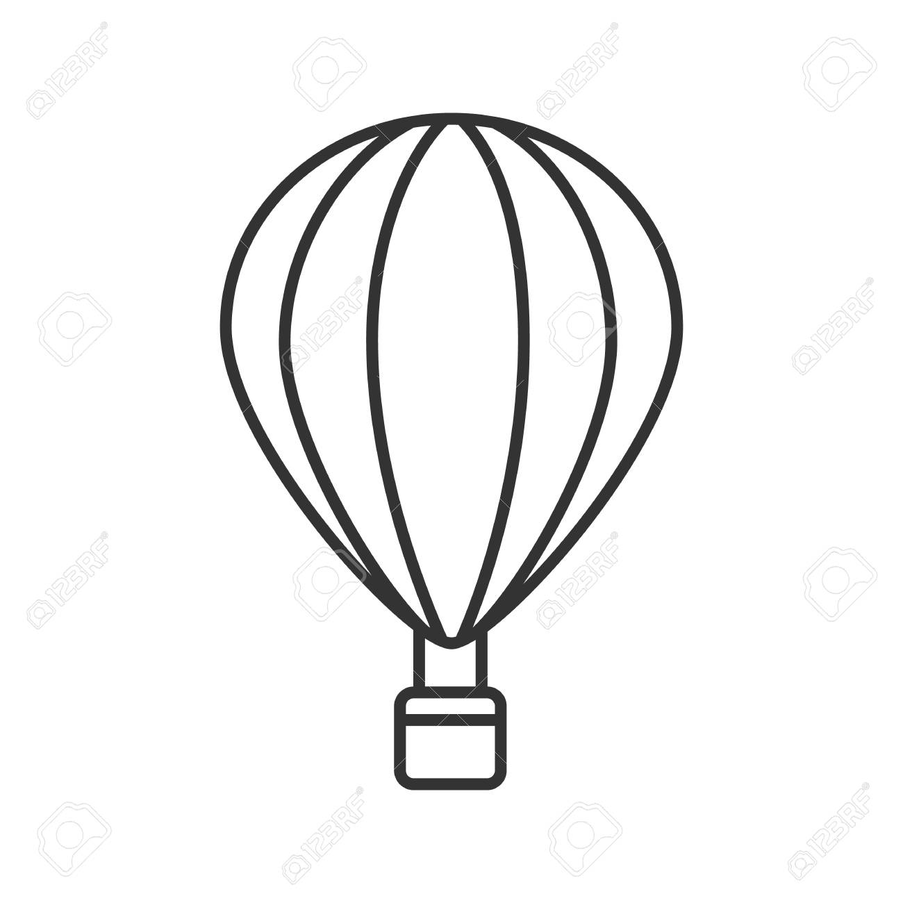 1300x1300 Huge Collection Of 'hot Air Balloon Line Drawing' Download More