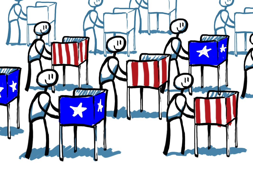 1068x770 Election Drawing On Voting See How Americans Will Vote On Tuesday