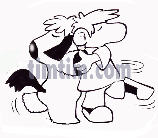 552x480 Free Drawing Of Dog Dance Bw From The Category Dance Music