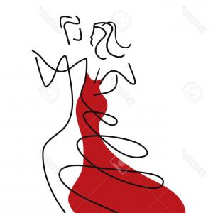 300x300 Stock Illustration Pattern Dancing Couples Vector Young People