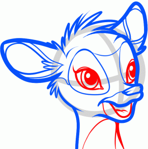 299x302 How To Draw How To Draw Bambi Easy