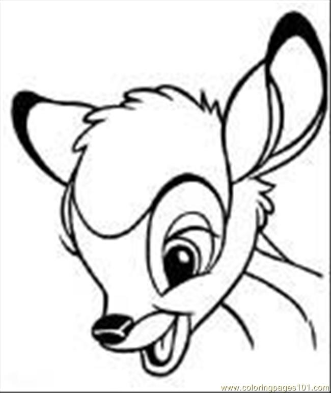 650x772 Bambi Drawing Face For Free Download