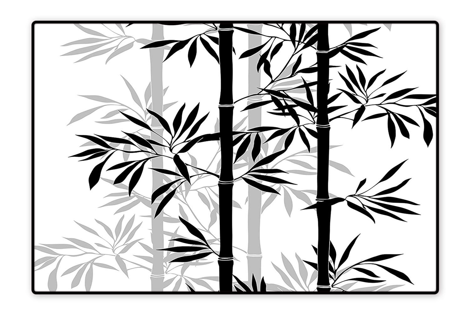 1500x1000 Collection Area Rug Silhouette Of Spiritual Bamboo