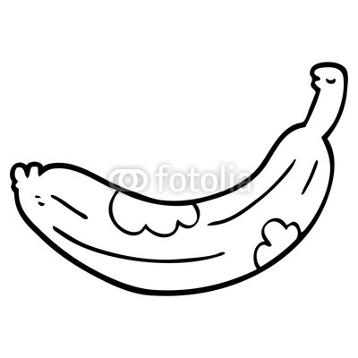 400x400 Line Drawing Cartoon Turning Banana Buy Photos Ap Images