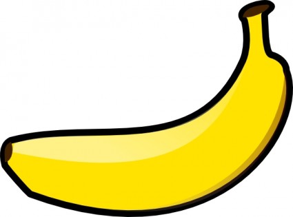 425x315 Banana Clip Art Free Vector In Open Office Drawing