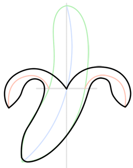 260x328 Cartoon Banana Step