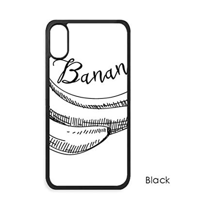 425x425 Banana Fruit Line Drawing Illustration For Iphone Xs