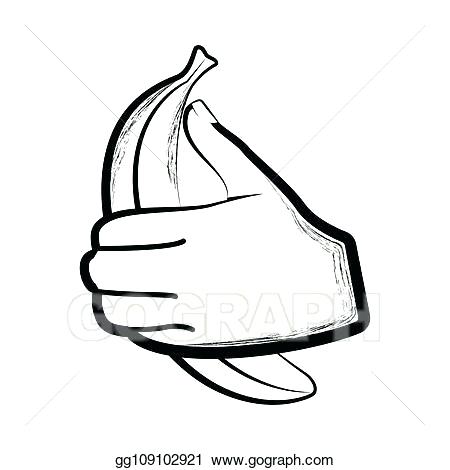 450x470 drawing of a banana drawing of a banana download banana line