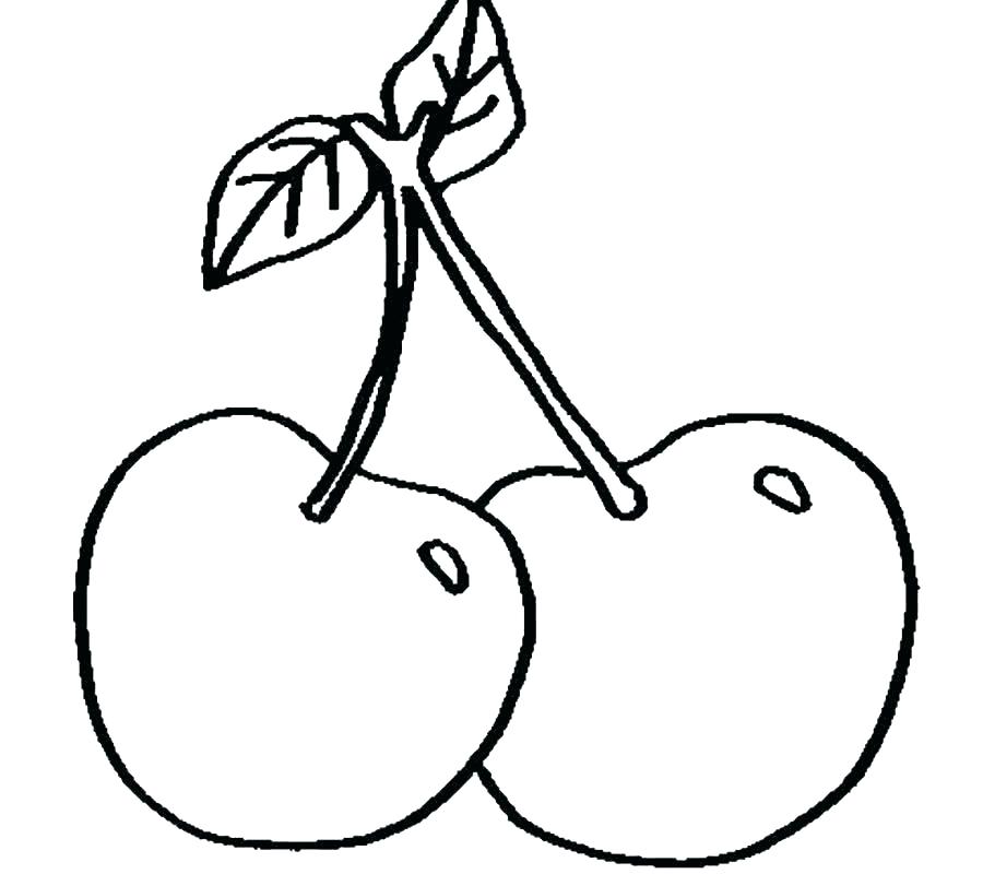 900x800 Drawing Of Fruits Abstract Fruits One Line Drawing Design Vector