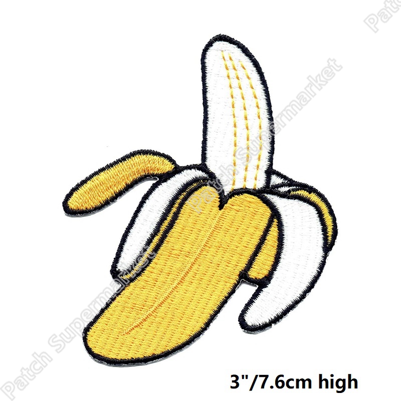 800x800 Banana Peel Velvet Underground Rock Band Embroidery Iron