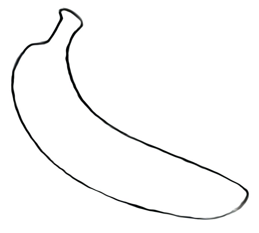 900x809 How Do You Draw A Banana