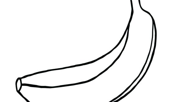 585x329 Banana Coloring Sheet Reward Banana Coloring Sheet One Large