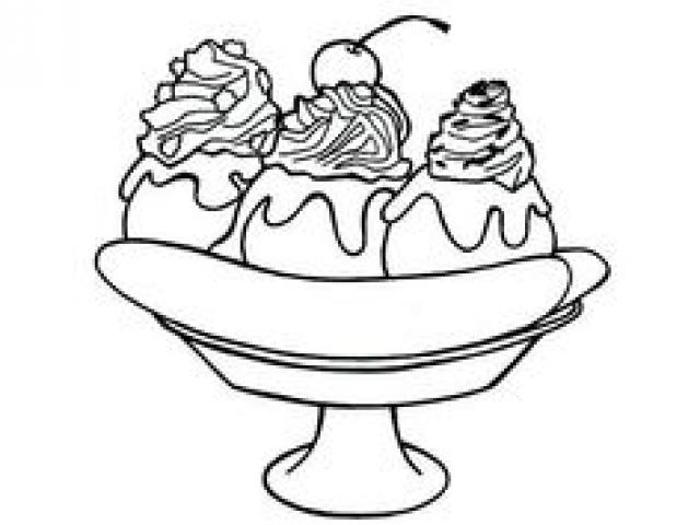 640x480 Banana Split Clipart Ice Cream