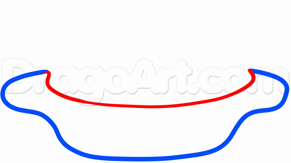 943x531 How To Draw A Banana Split, Step