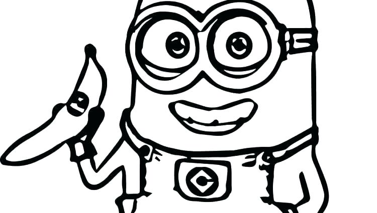 750x425 Colouring Picture Of Banana