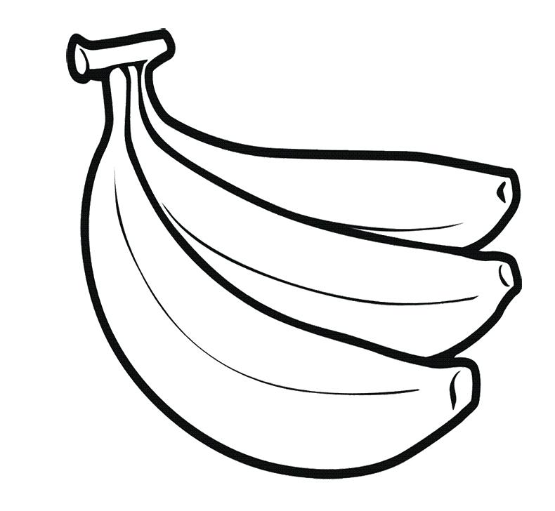 790x728 Banana Coloring Sheet Bananas Coloring Pages Free Coloring Pages