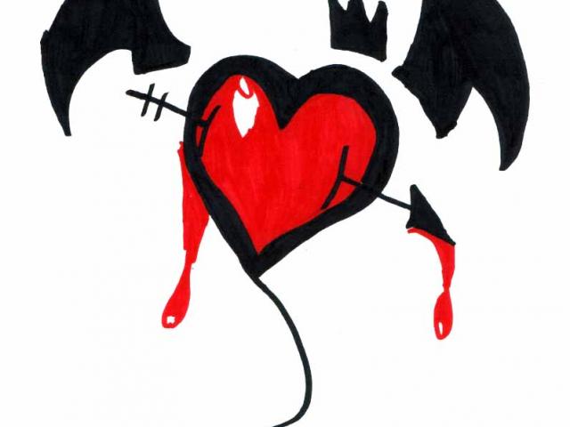 640x480 Broken Heart With A Bandaid