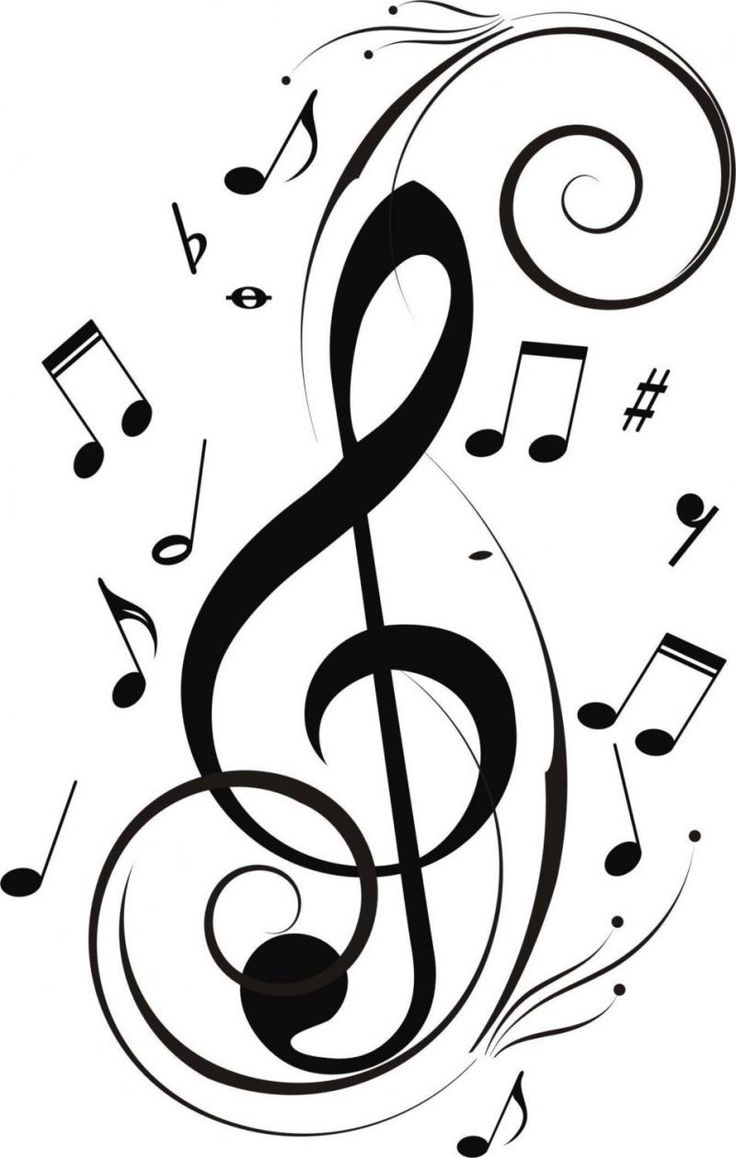 736x1158 Music Note Drawings Clip Art