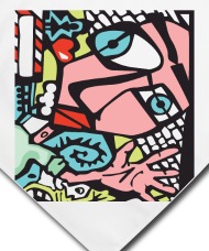 190x228 Abstract Art Graffiti Art Drawing Psychedelic Bandana Spreadshirt
