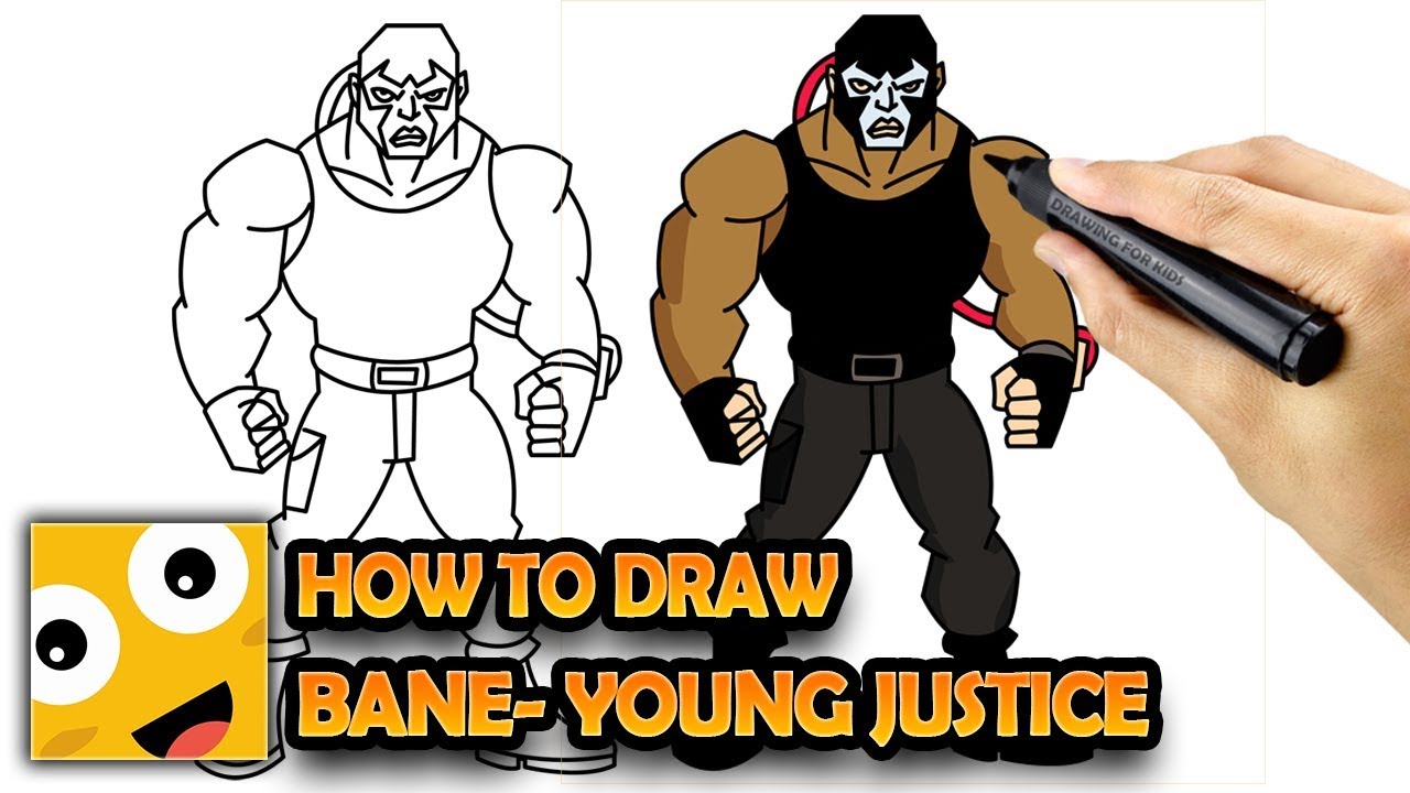 1280x720 How To Draw Bane Young Justice Video Lesson