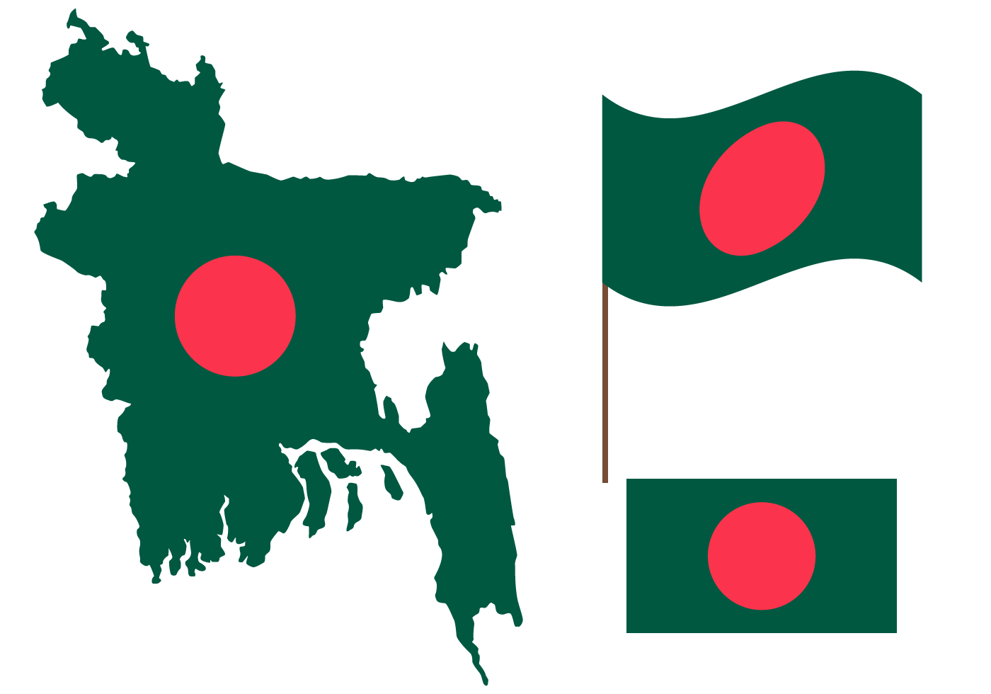 1400x980 bangladesh map free vector art