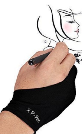 273x448 xp pen artist lycra friction reduction black hand gloves price
