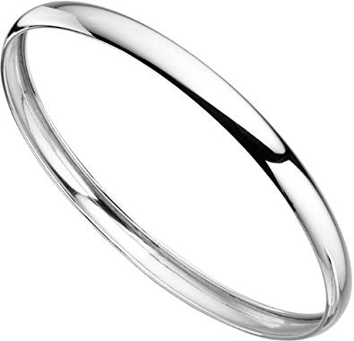 395x380 elements silver ladies' plain sterling silver bangle