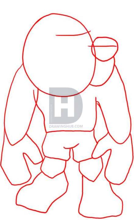 440x720 How To Draw Banjo, Step