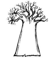238x250 Baobab Vector Drawings Baobab Tree, Tree Drawing Simple, Drawings