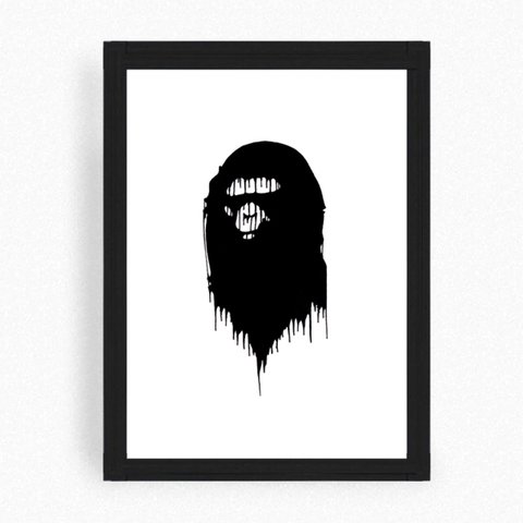 480x480 Melting Bape' Print This Illustration Has Been Hand