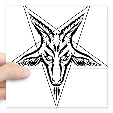 460x460 Baphomet Square Stickers